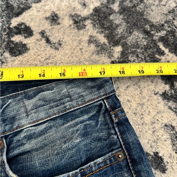 Denim & Supply Ralph Lauren Slouch Blue Distressed Jeans - Picture 10 of 12